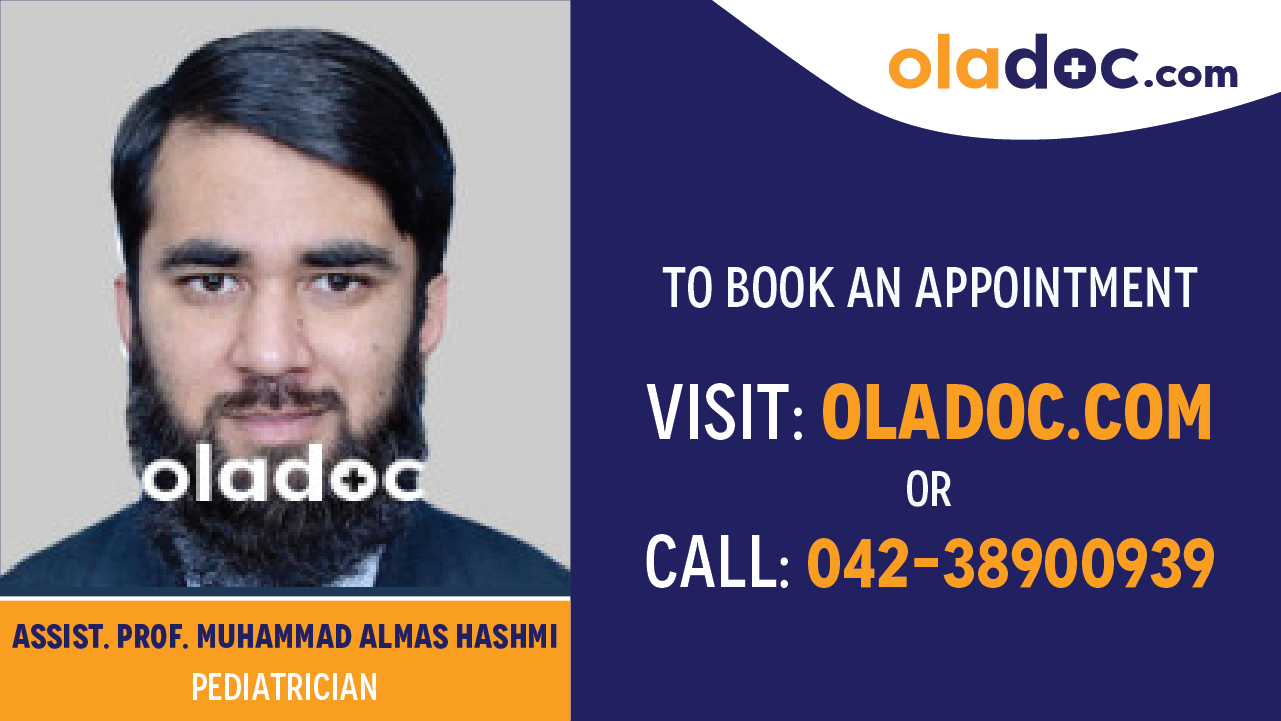 Book appointment with Dr.Muhammad Almas Hashmi-best Pediatrician in Islamabad